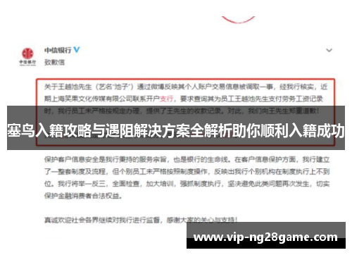 塞鸟入籍攻略与遇阻解决方案全解析助你顺利入籍成功