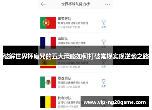 破解世界杯魔咒的五大策略如何打破常规实现逆袭之路